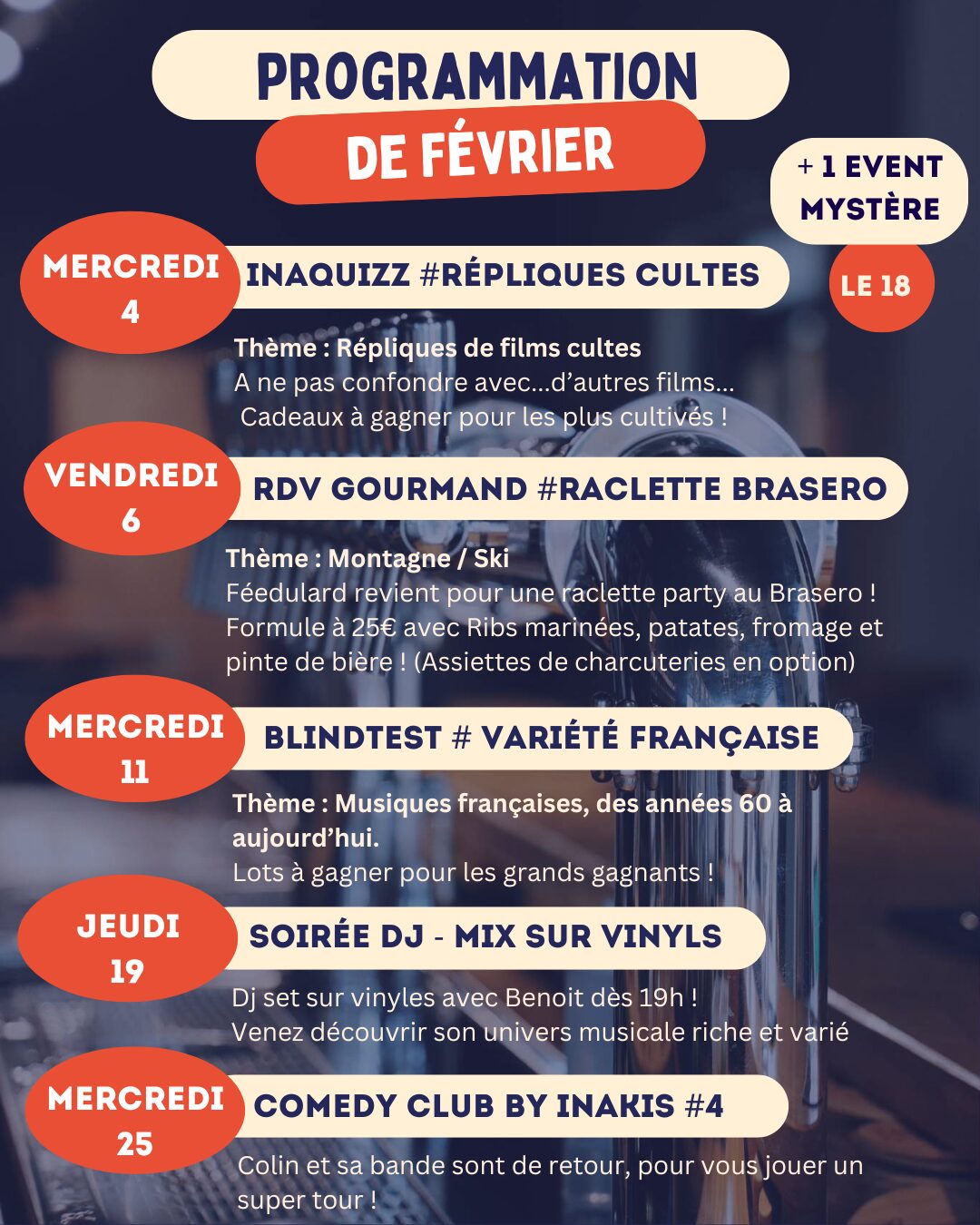 Photo Programmation de Février